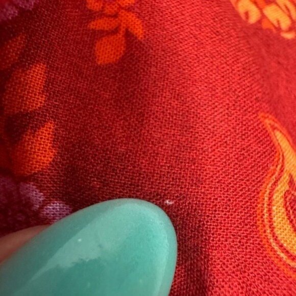 Farm Rio Printed Cutout Tiered-Hem Dress Size Medium - Picture 15 of 16